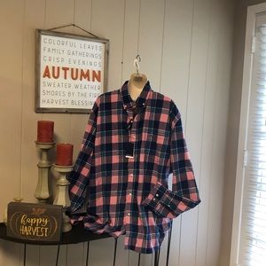 NEW CROWN IVY FLANNEL DRESS SHIRT SIZE XXL